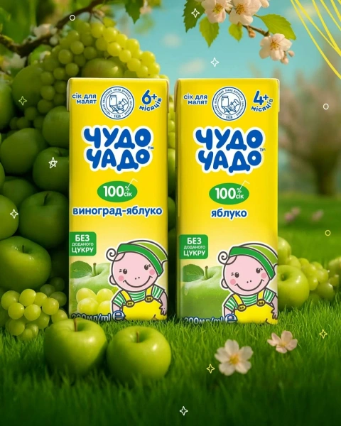 ЧУДО-ЧАДО Сок яблоко 200мл